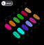 Gel polish "Night Glow" collection Kodi Professional