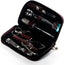 Zinger Pedicure Set of 7 tools in Real Leather Case - Dark Brown