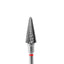 Carbide nail drill bit, “cone” red, diameter 6 mm / working part 14 mm