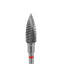 Carbide nail drill bit, “flame” red, head diameter 5 mm / working part 13.5 mm