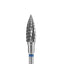 Carbide nail drill bit flame blue Expert head diameter 5 mm / working part 13,5 mm