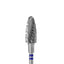 Carbide nail drill bit for left-handed users corn blue Expert head diameter 6 mm / working part 14 mm