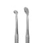 Cosmetology double-ended spoon Expert 20 TYPE 1 (Uno and oval with 15 holes)