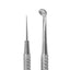 Cosmetology double-ended tool Expert 20 Type 4 (Uno spoon and Vidal needle straight)